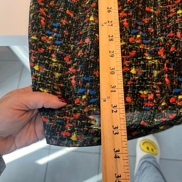 Adelyn Rae Black Paint Splatter Print Sleeveless Sheath Dress XS - Picture 11 of 12